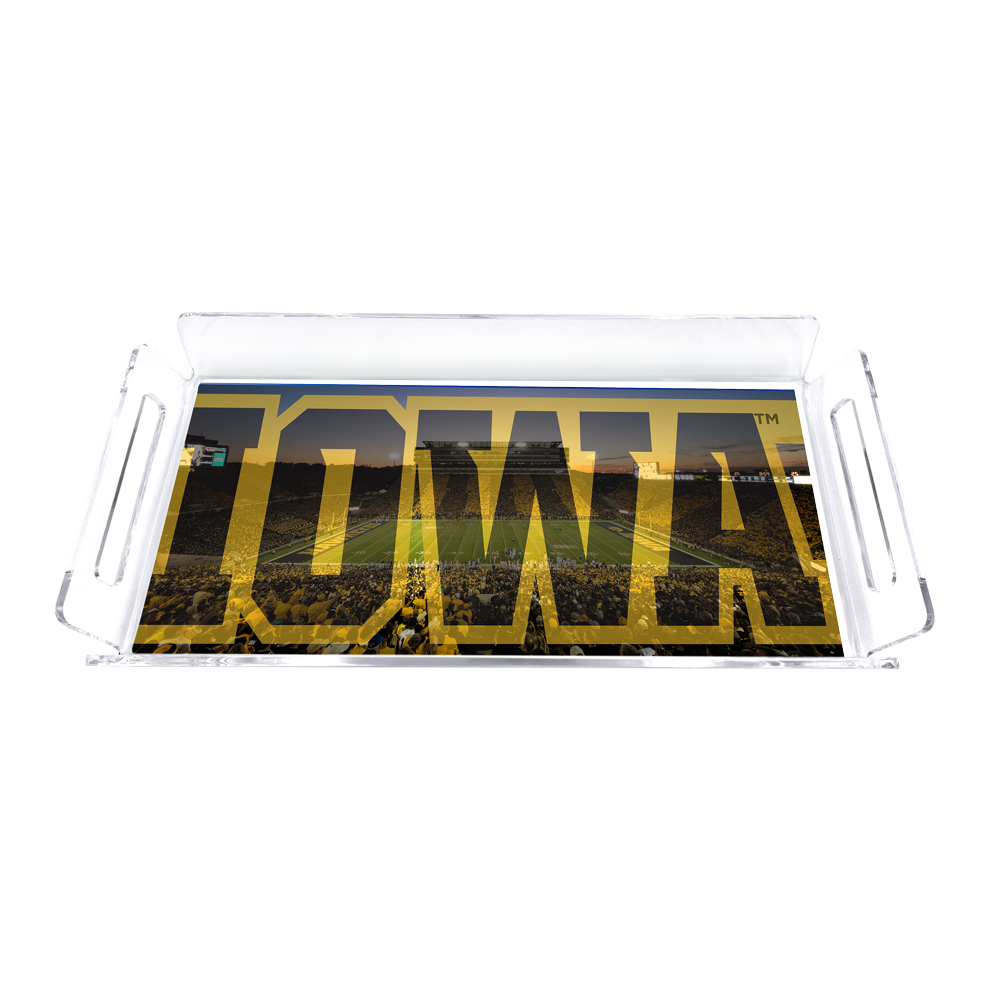 Iowa Hawkeyes - Iowa Decorative Serving Tray