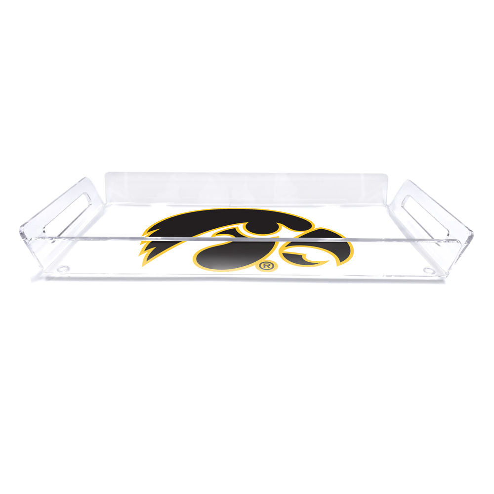 Iowa Hawkeyes - Tigerhawk Decorative Serving Tray