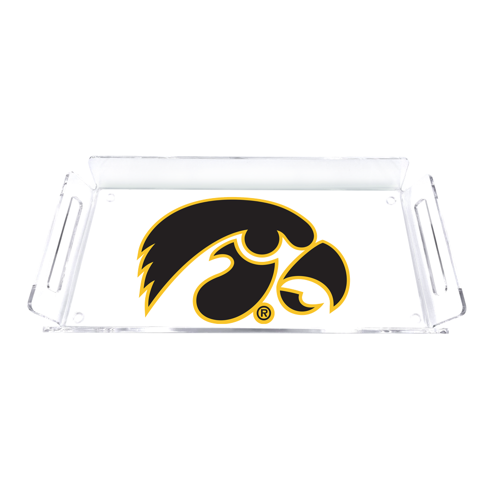Iowa Hawkeyes - Tigerhawk Decorative Serving Tray