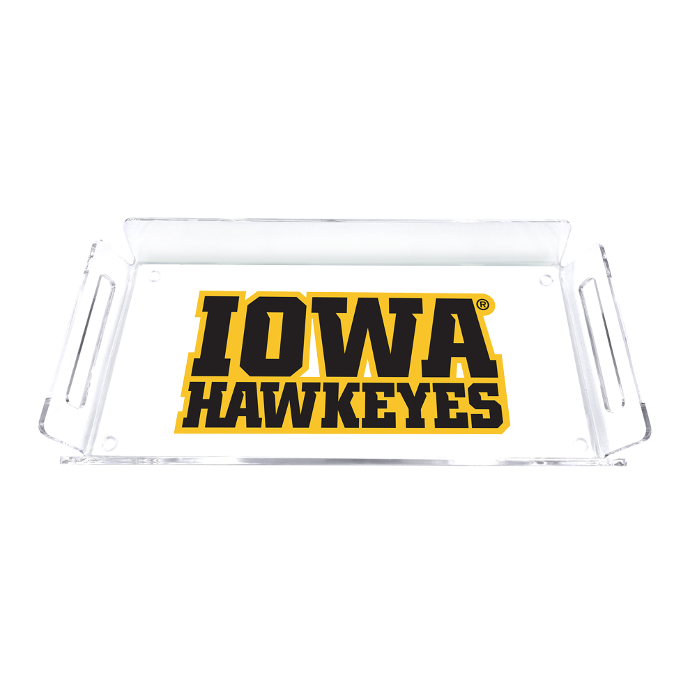 Iowa Hawkeyes - Iowa Hawkeyes Decorative Serving Tray