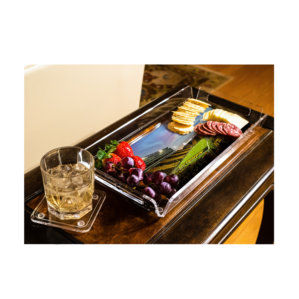 Iowa Hawkeyes - Kinnick Stadium Paint Decorative Serving Tray