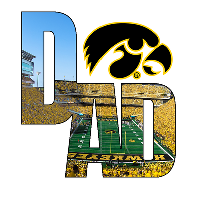 Iowa Hawkeyes - Iowa Dad Bag Tag