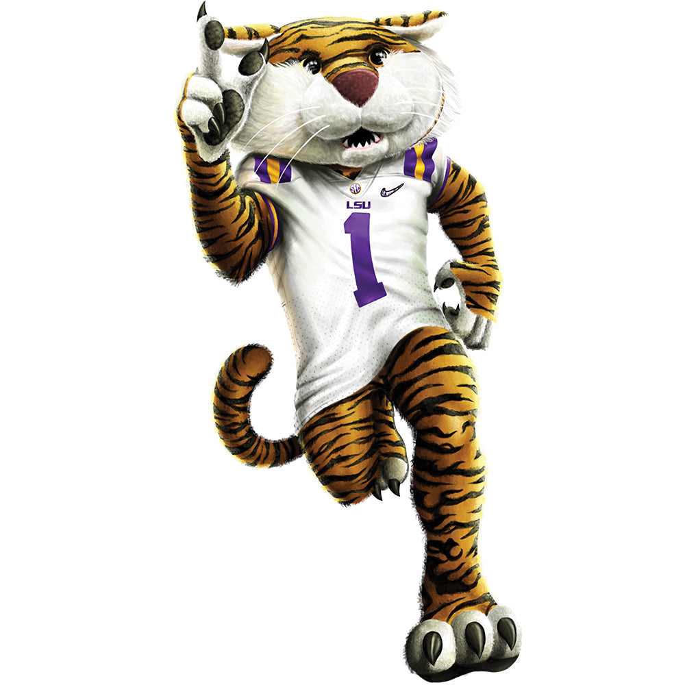 LSU Tigers - LSU Mike - Single Layer Dimensional
