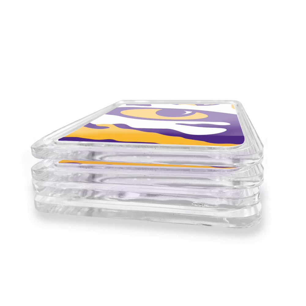 LSU Tigers - Eye of the Tiger Drink Coaster