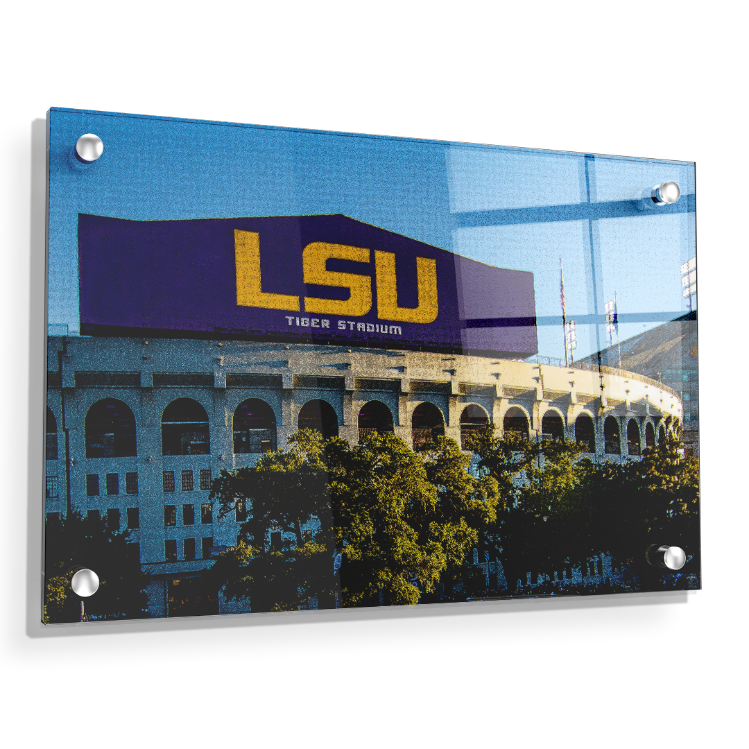 LSU Tigers - LSU Tiger Stadium - College Wall Art #Acrylic