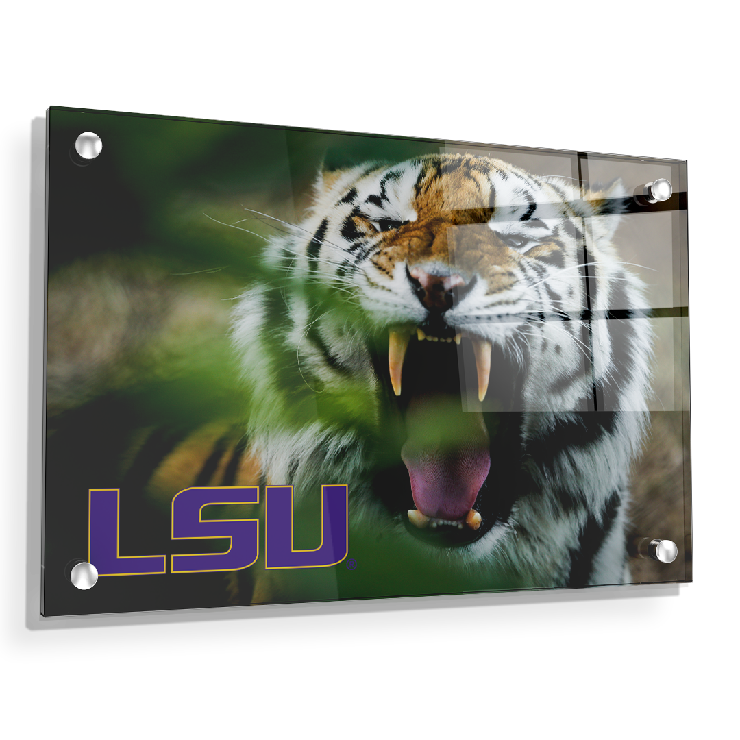 LSU Tigers - Mike the Tiger - College Wall Art #Acrylic