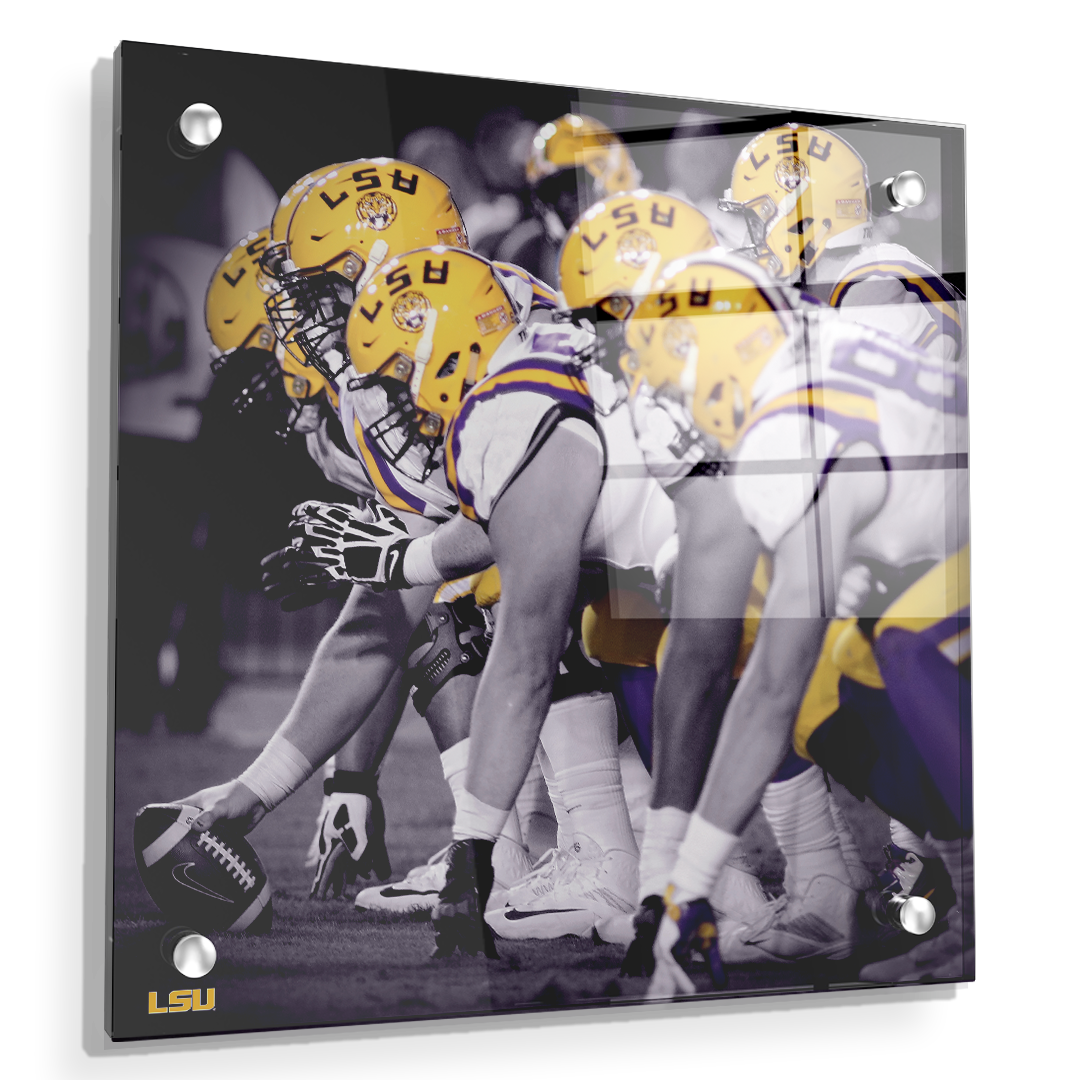 LSU Tigers - LSU Line - College Wall Art #Acrylic