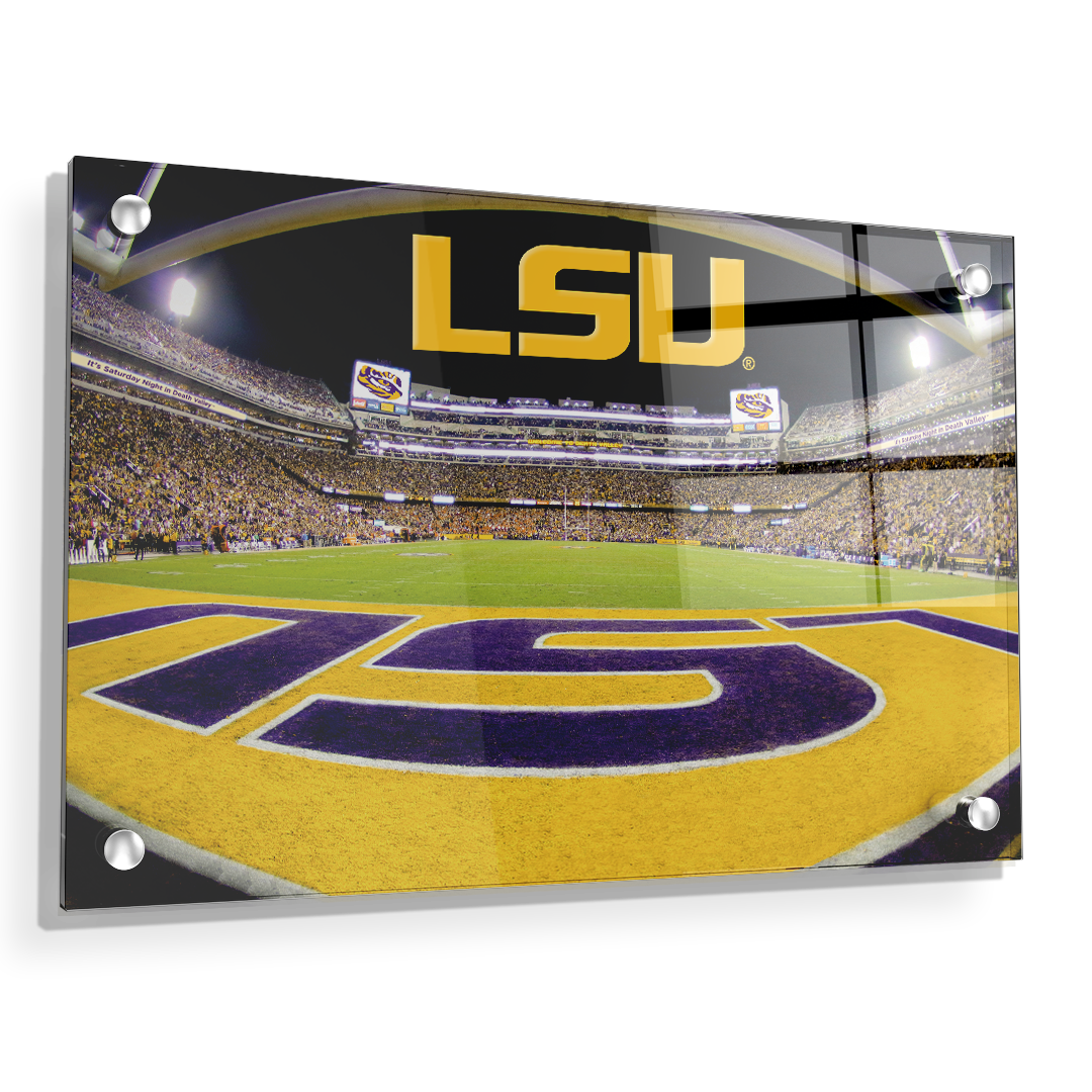 LSU Tigers - Death Valley - College Wall Art #Acrylic