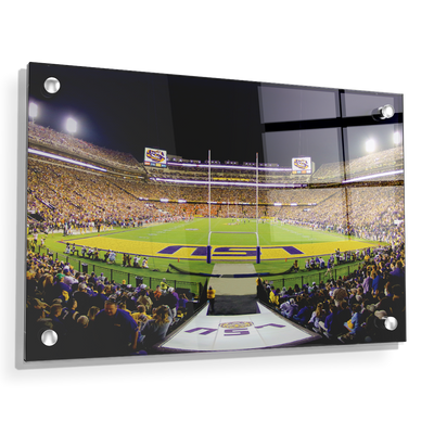 LSU TIGERS - LSU End Zone - College Wall Art #Acrylic
