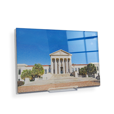 LSU Tigers - Paul M. Hebert Law Center Sketch - College Wall Art #Acrylic Mini
