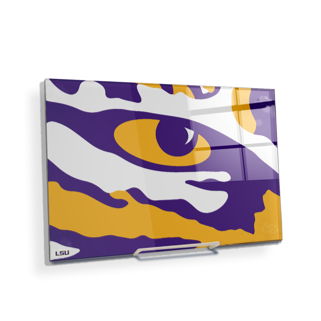 LSU Tigers - Eye of the Tiger - College Wall Art #Acrylic Mini