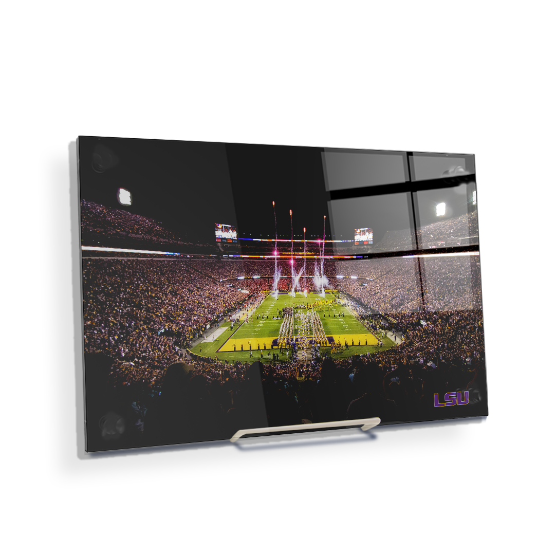 LSU Tigers - Saturday Night in Death Valley - College Wall Art #Acrylic Mini