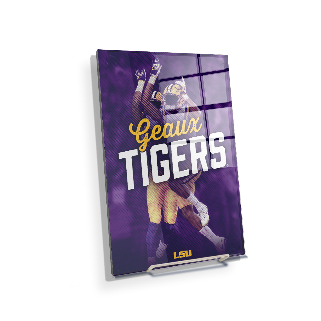 LSU Tigers - Geaux Tiger High Five - College Wall Art #Acrylic Mini