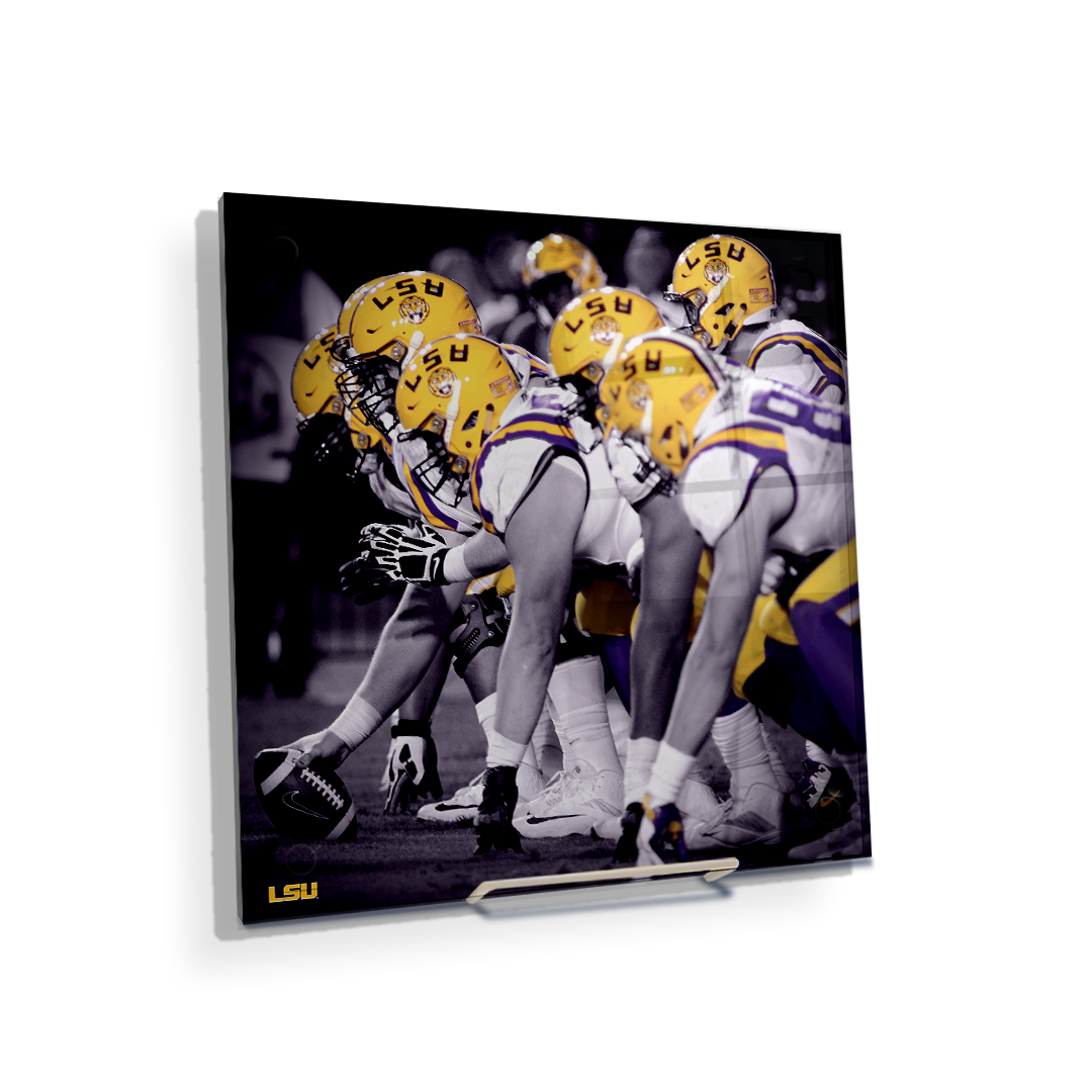 LSU Tigers - LSU Line - College Wall Art #Acrylic Mini