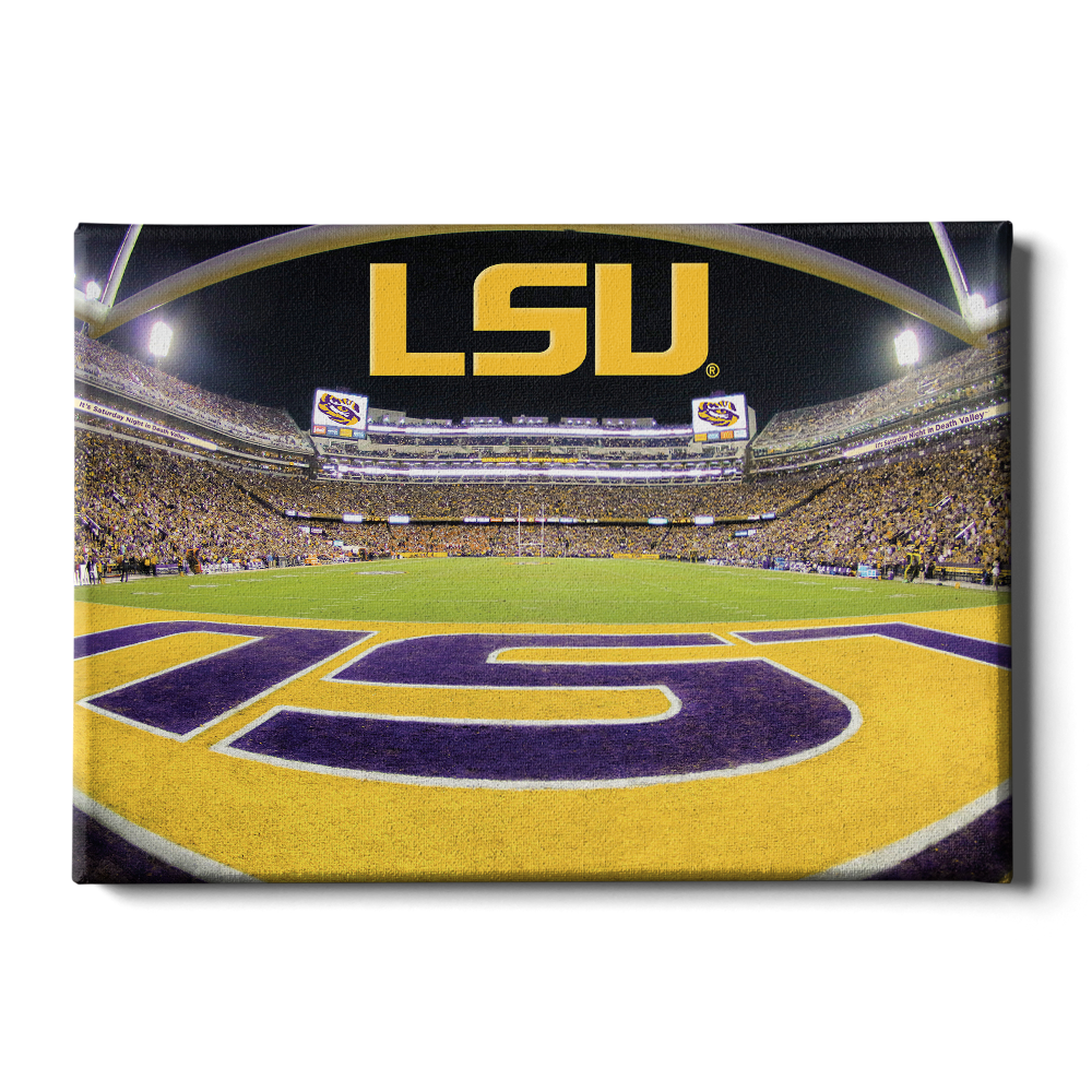 LSU Tigers - Death Valley - College Wall Art #Canvas