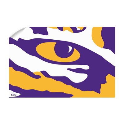 LSU Tigers - Eye of the Tiger - College Wall Art #Wall Decal