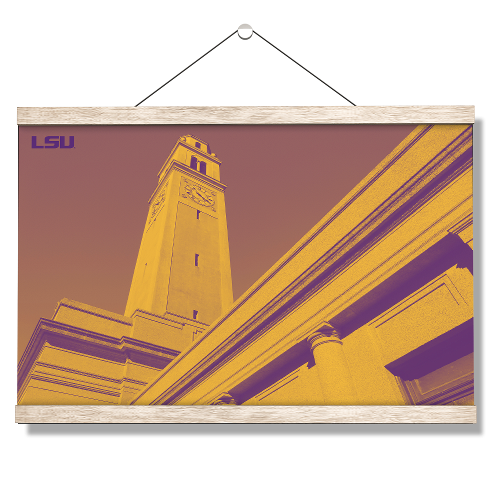 LSU Tigers - LSU Tower - College Wall Art #Hanging Canvas