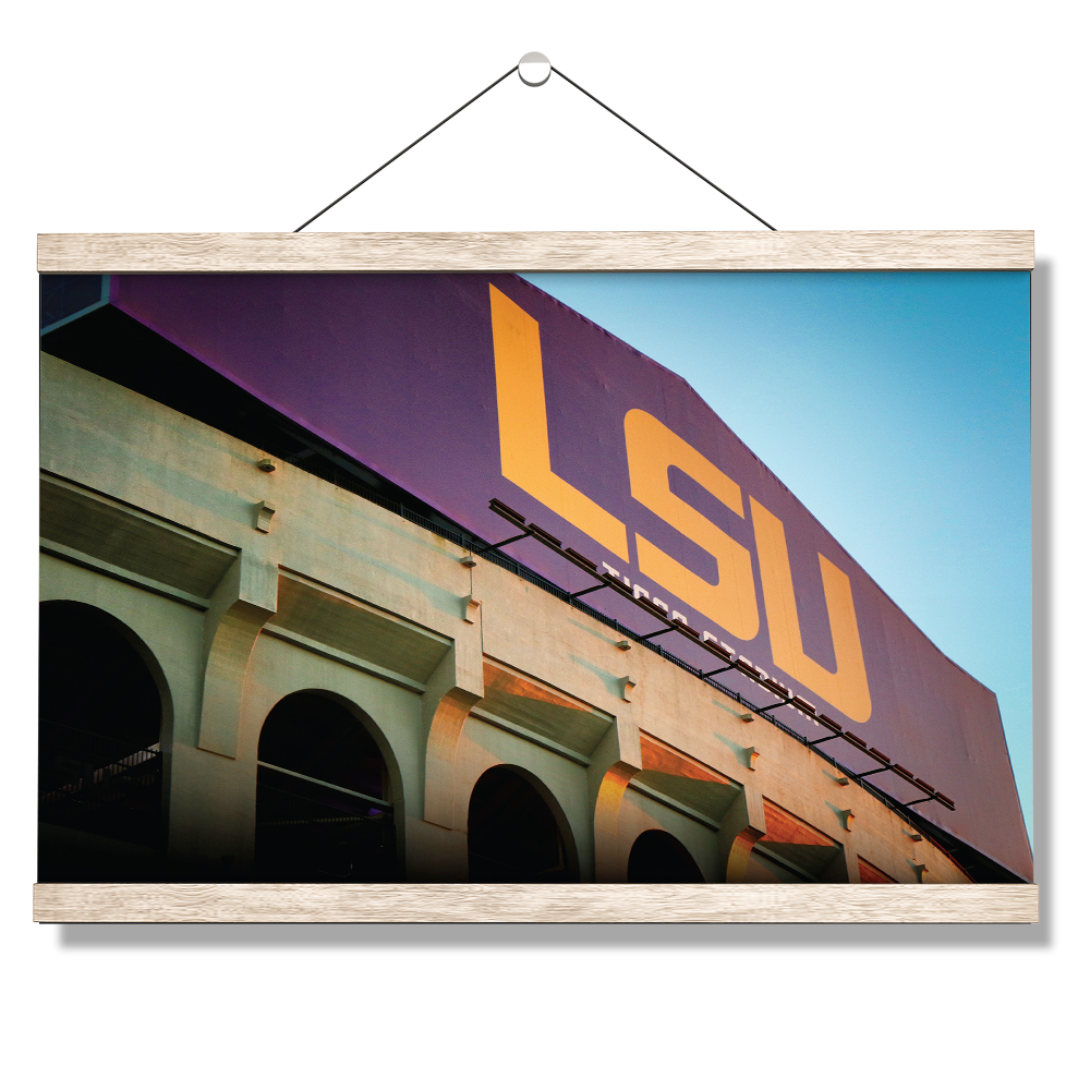 LSU Tigers - Tiger Stadium - College Wall Art #Hanging Canvas