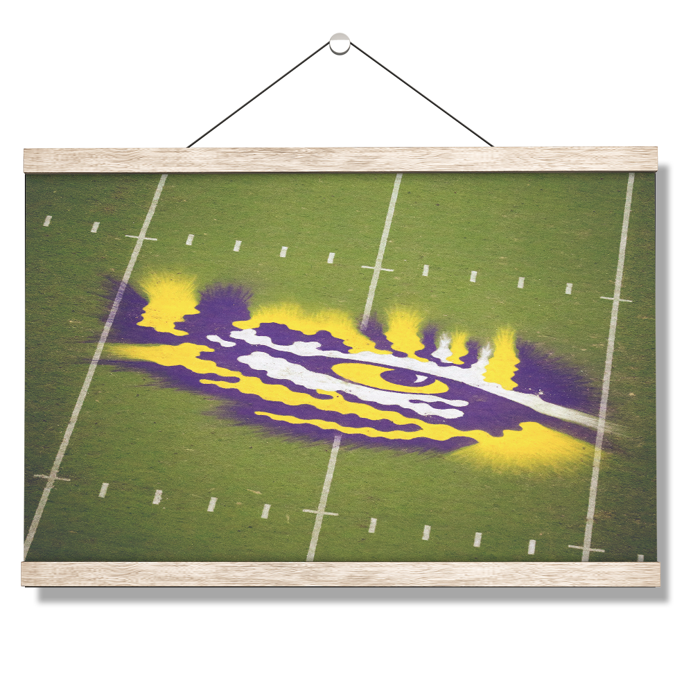 LSU Tigers - Eye of the Tiger 50 - College Wall Art #Hanging Canvas