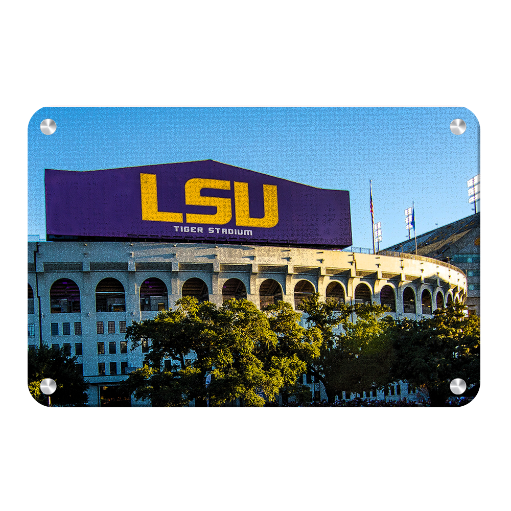 LSU Tigers - LSU Tiger Stadium - College Wall Art #Metal