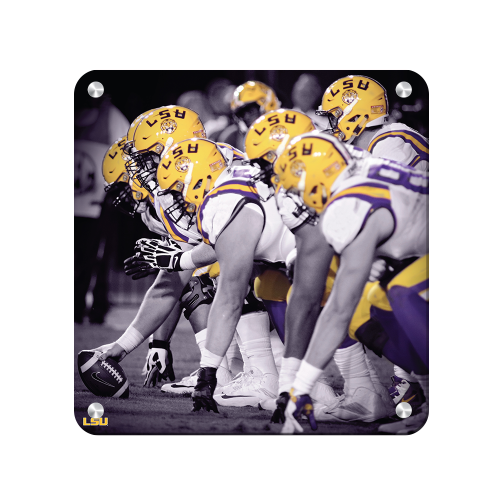 LSU Tigers - LSU Line - College Wall Art #Metal