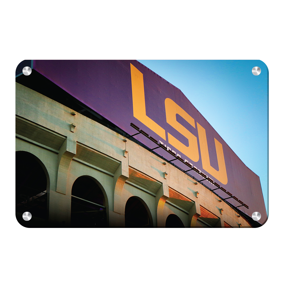 LSU Tigers - Tiger Stadium - College Wall Art #Metal