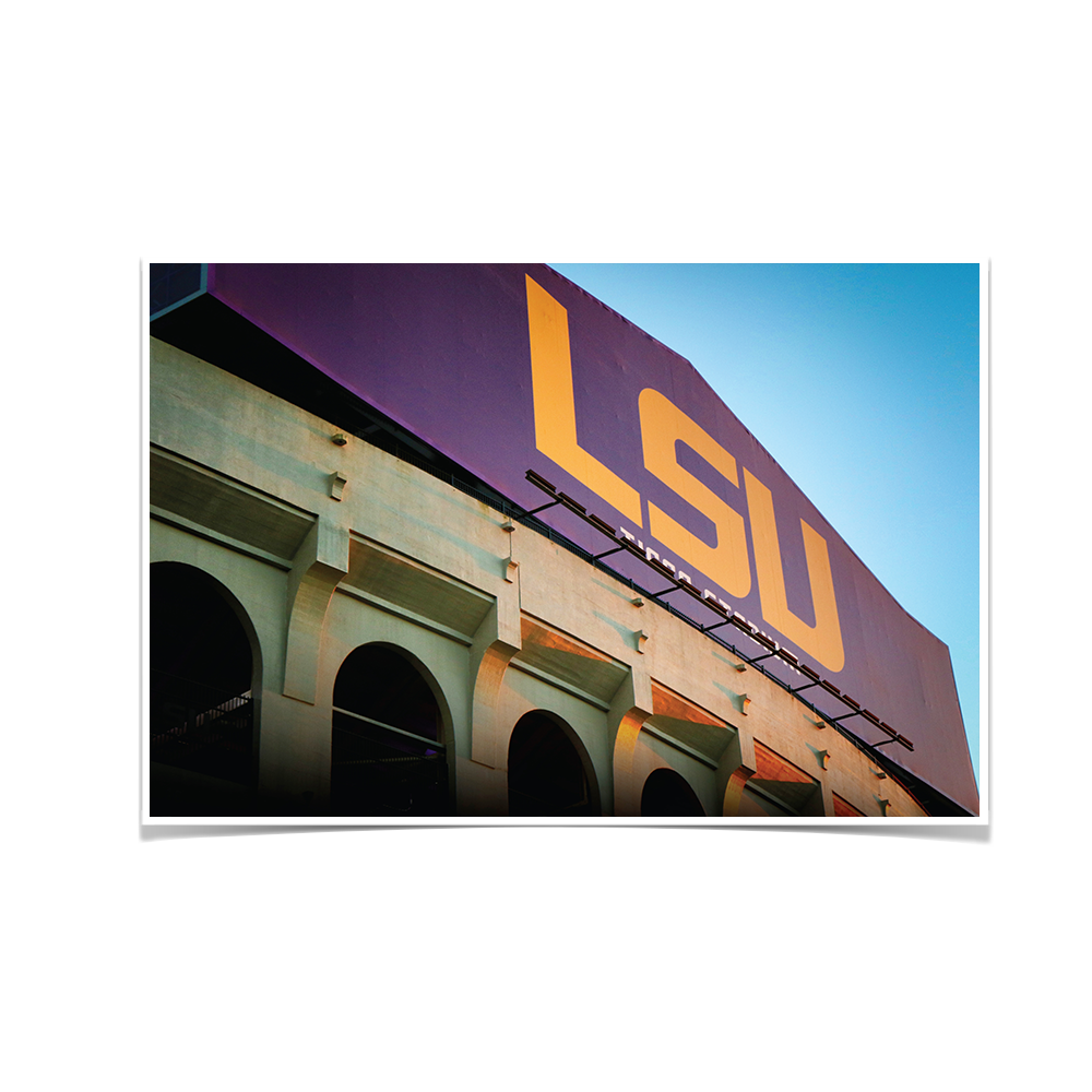 LSU Tigers - Tiger Stadium - College Wall Art #Poster