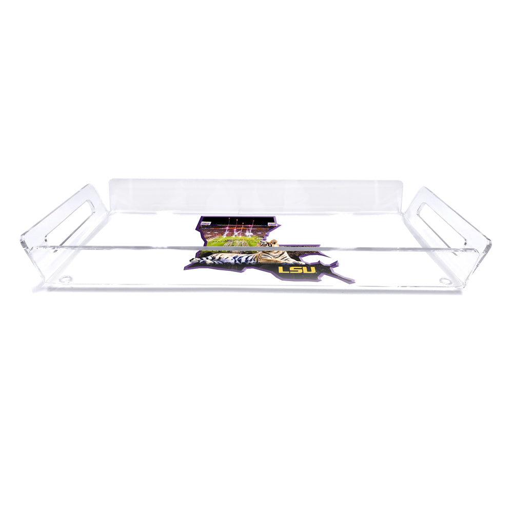 LSU Tigers - Mike VII's State Decorative Tray