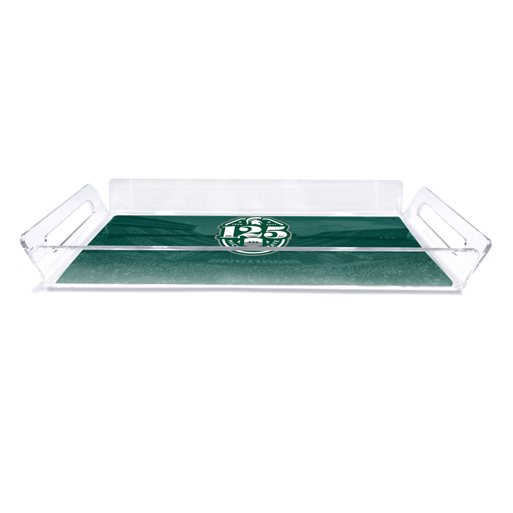 Michigan State Spartans - 125 Years of Michigan State Football Decorative Serving Tray