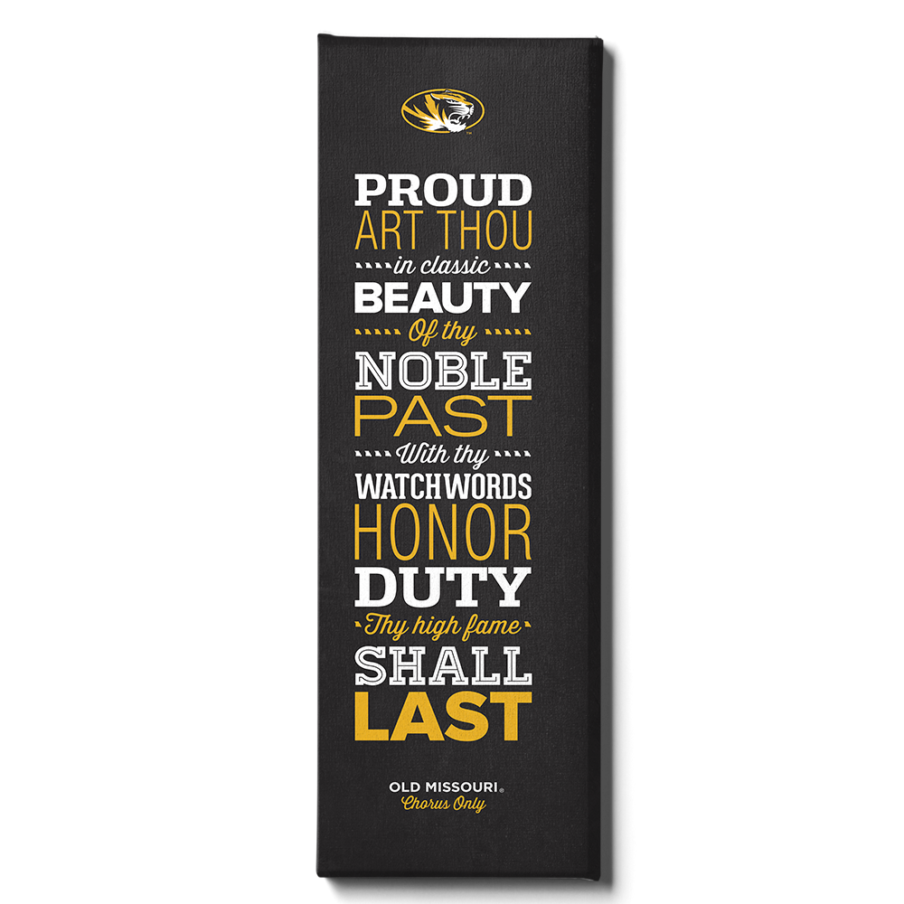 Missouri Tigers - Mizzou Old Missour - College Wall Art #Canvas