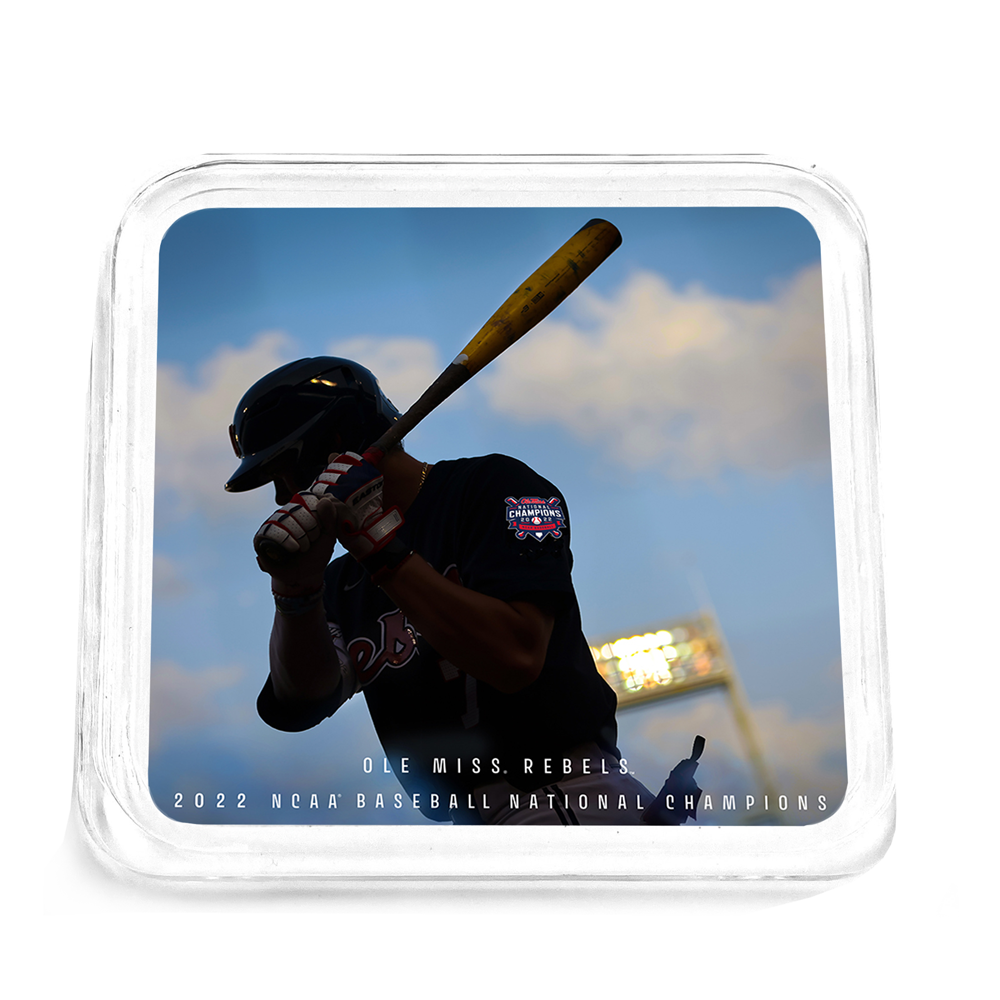 Ole Miss Rebels - Ole Miss Rebels 2022 NCAA Baseball National Champions Drink Coaster