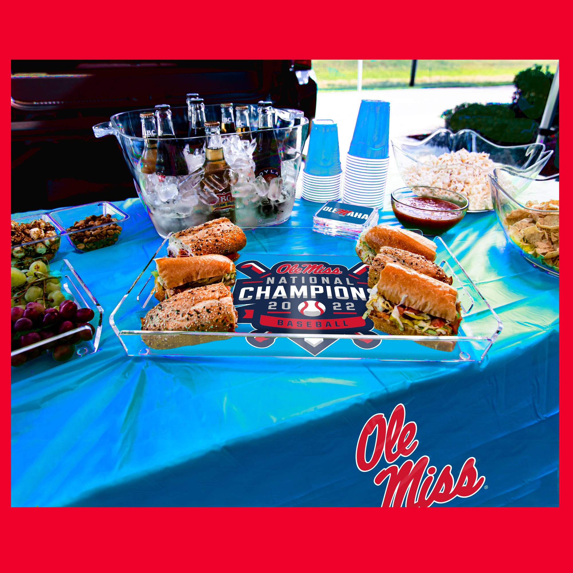 Ole Miss Rebels - 2022 National Baseball Champions Decorative Tray