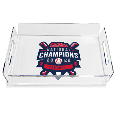 Ole Miss Rebels - 2022 National Baseball Champions Decorative Tray