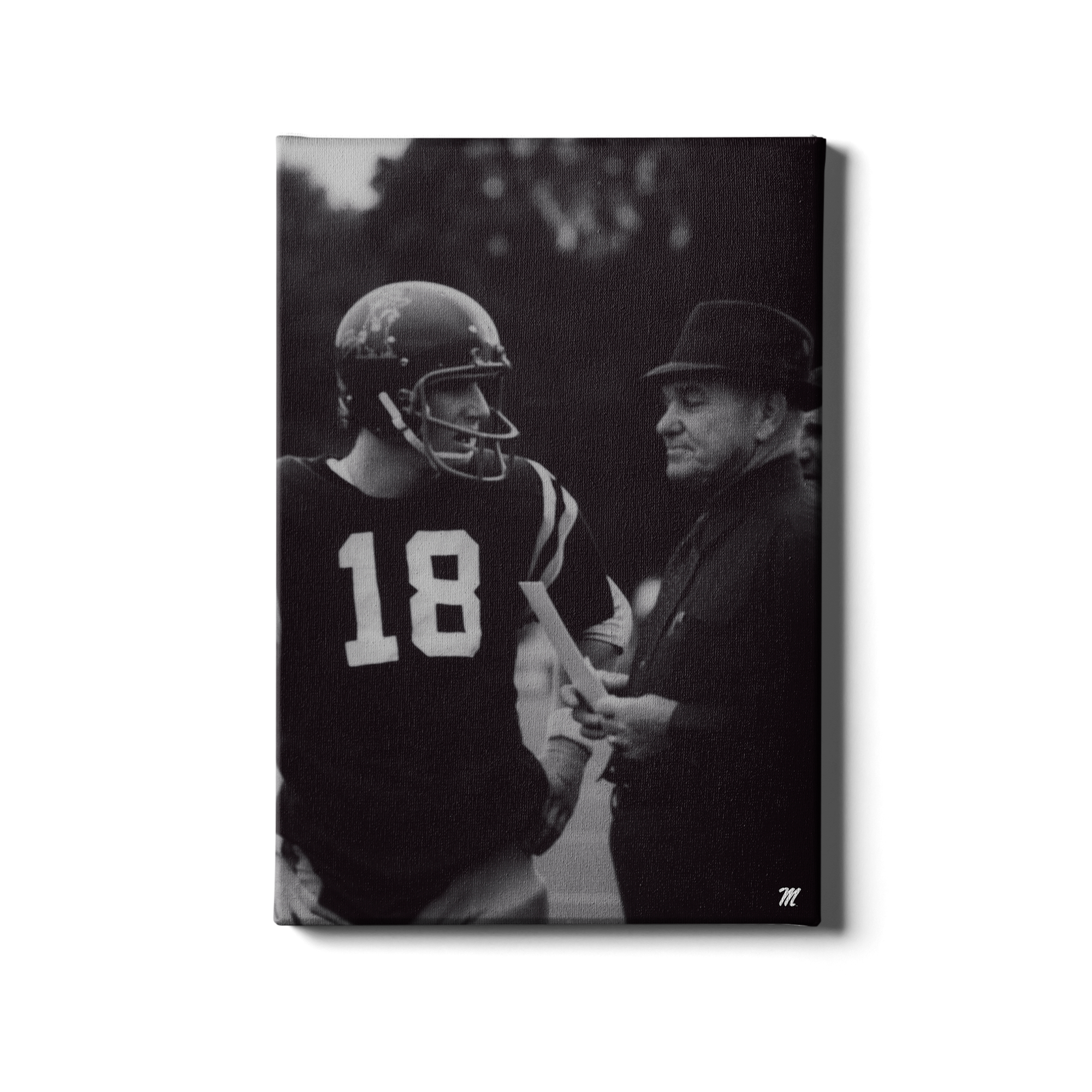 Ole Miss Rebels - Vintage Manning Vaught 1970 - College Wall Art #Canvas