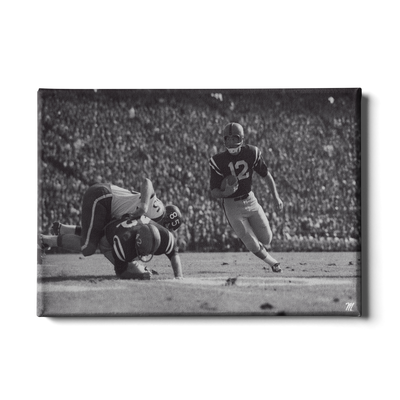 OLE MISS REBELS - Vintage Gibbs - College Wall Art #Canvas