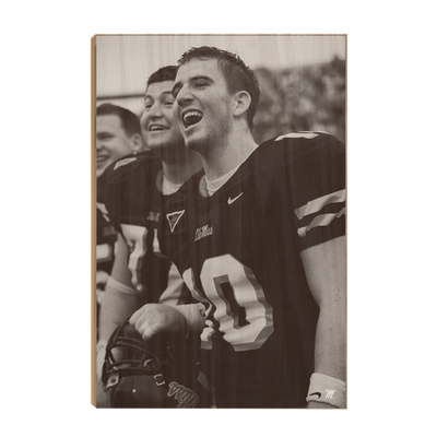 Ole Miss Rebels - Vintage Eli Manning - College Wall Art #Wood