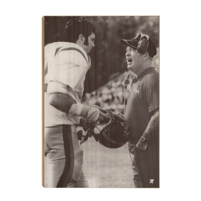 Ole Miss Rebels - Vintage Dongieux Hovious - College Wall Art #Wood