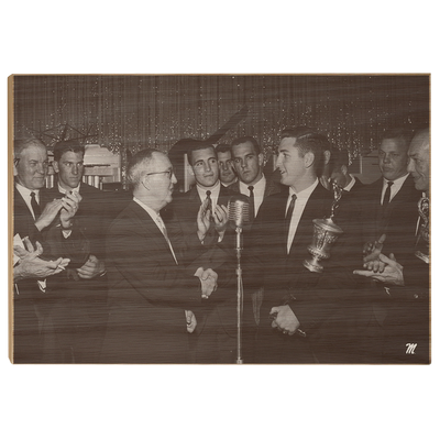 OLE MISS REBELS - Vintage Gibbs, Vaught, Lamar, Mitchell, Roberts, Doc Knight, Sugar Bowl MVP Trice -College Wall Art #Wood