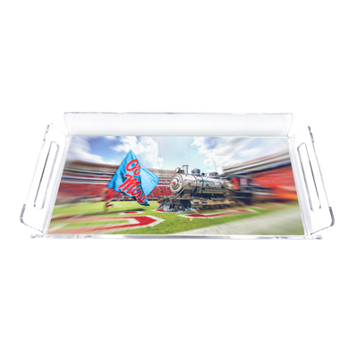 Ole Miss Rebels - Stadium Train Decorative Tray