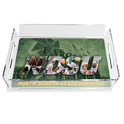 North Dakota State Bison - NDSU Football Decorative Serving Tray