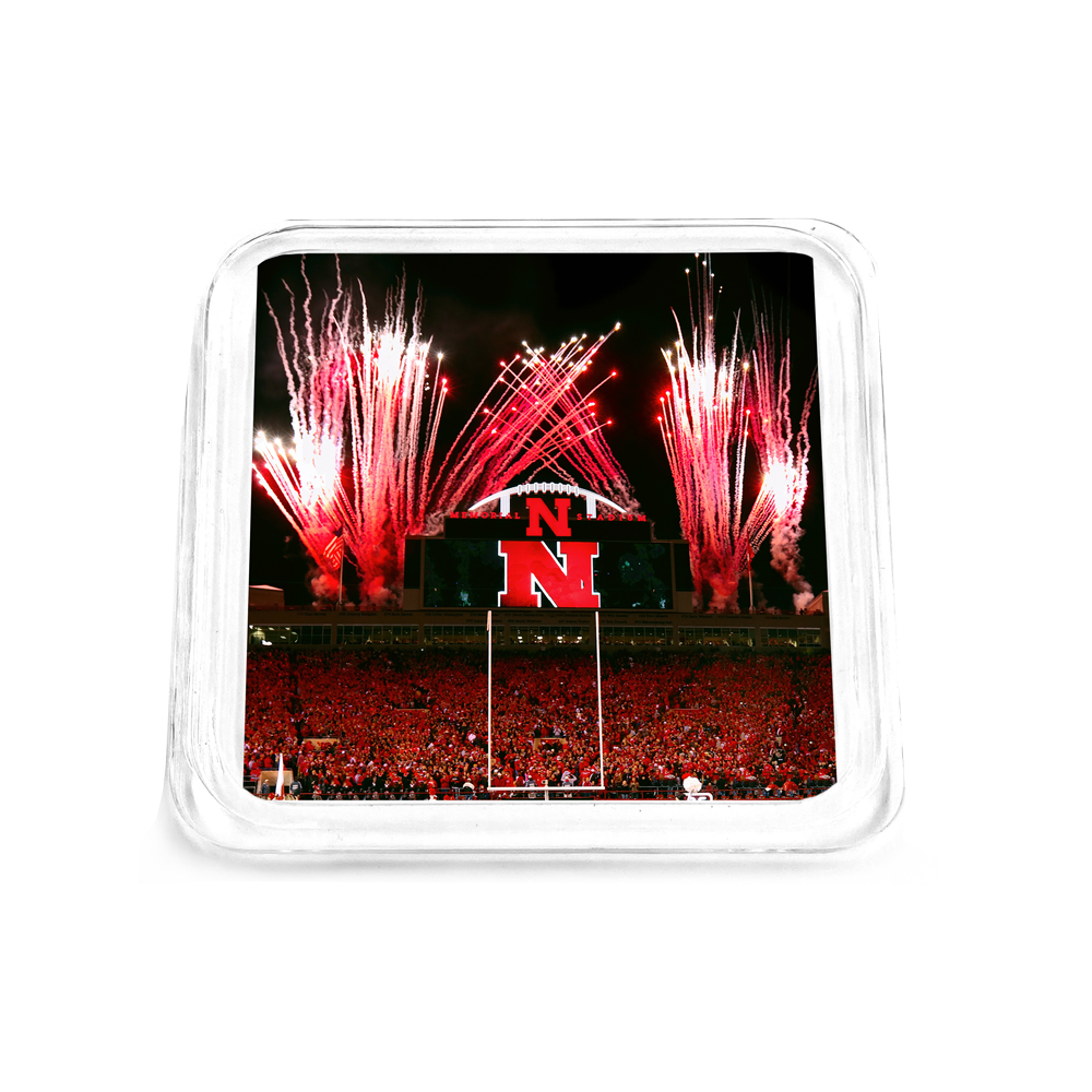 Nebraska Cornhuskers - Nebraska Entrance Drink Coaster