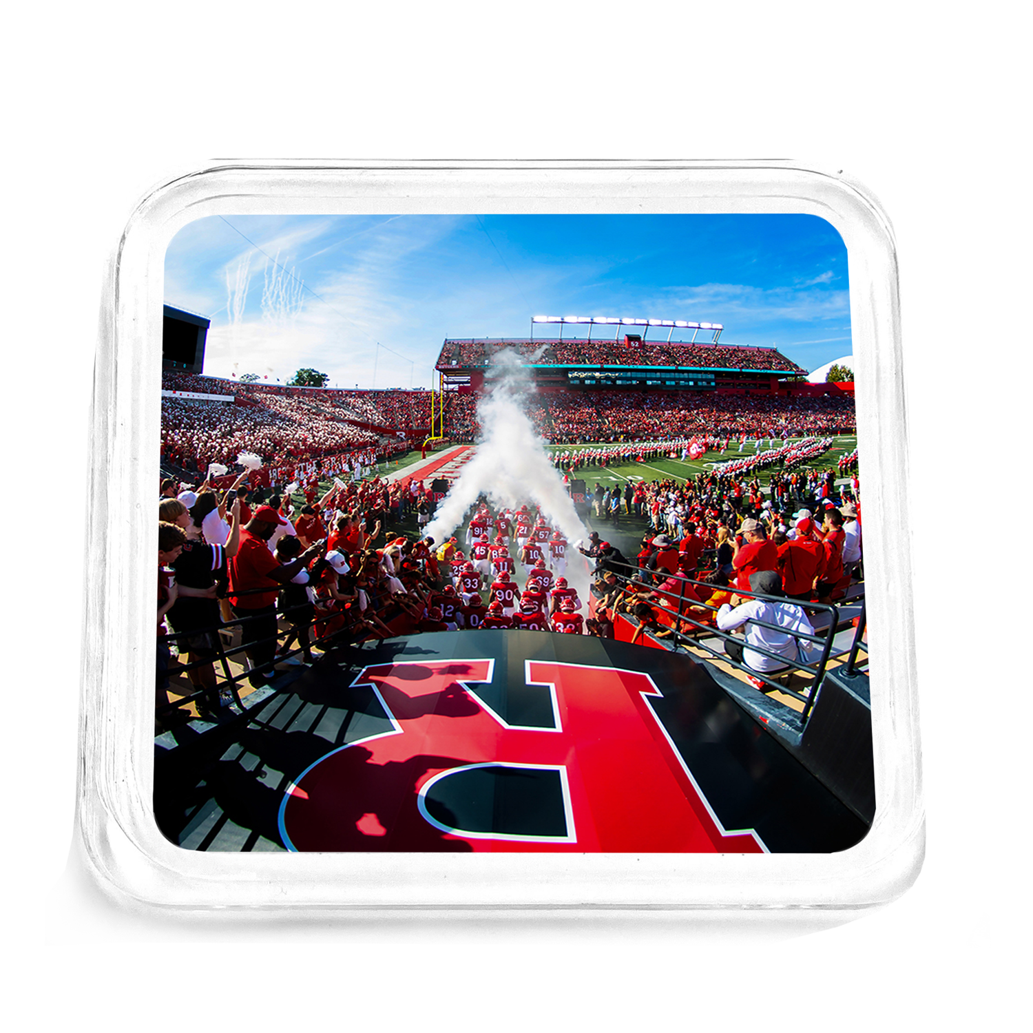 Rutgers Scarlet Knights - Enter Rutgers Drink Coaster