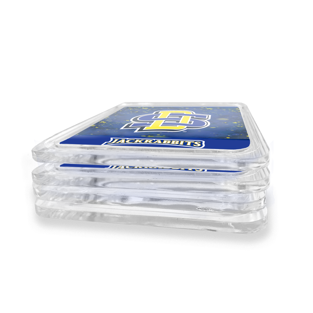 South Dakota State Jackrabbits - SDSU Jackrabbits Colors Drink Coaster