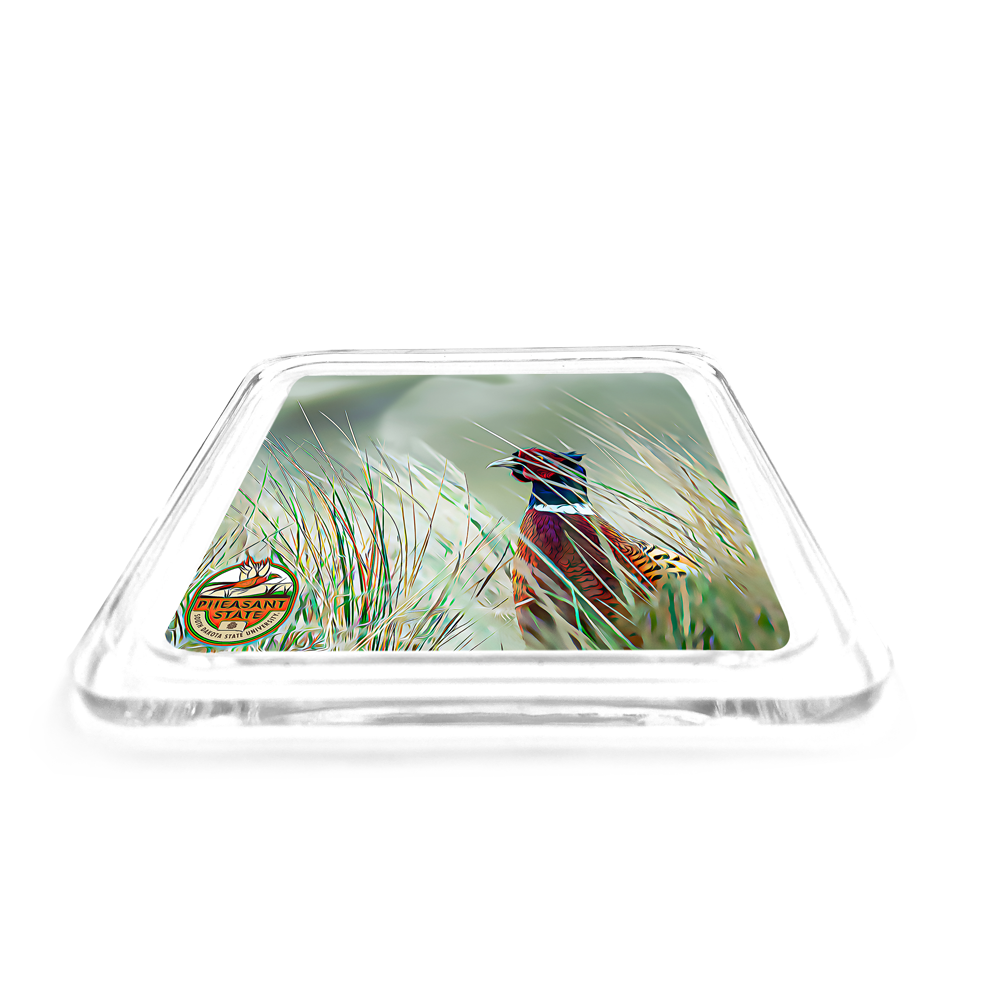 South Dakota State Jackrabbits - Pheasant State Oil Painting Drink Coaster