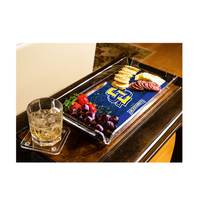 South Dakota State Jackrabbits - SDSU-Jackrabbits-Colors Decorative Serving Tray
