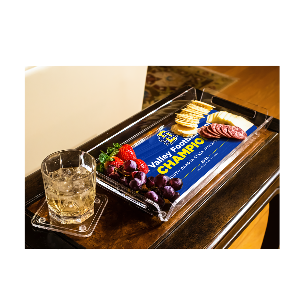 South Dakota State Jackrabbits - Missouri Valley Champions Decorative Serving Tray