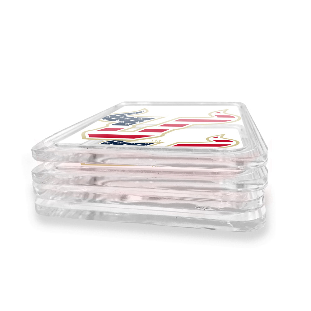 USF Bulls - Primary Stars and Stripes Drink Coaster