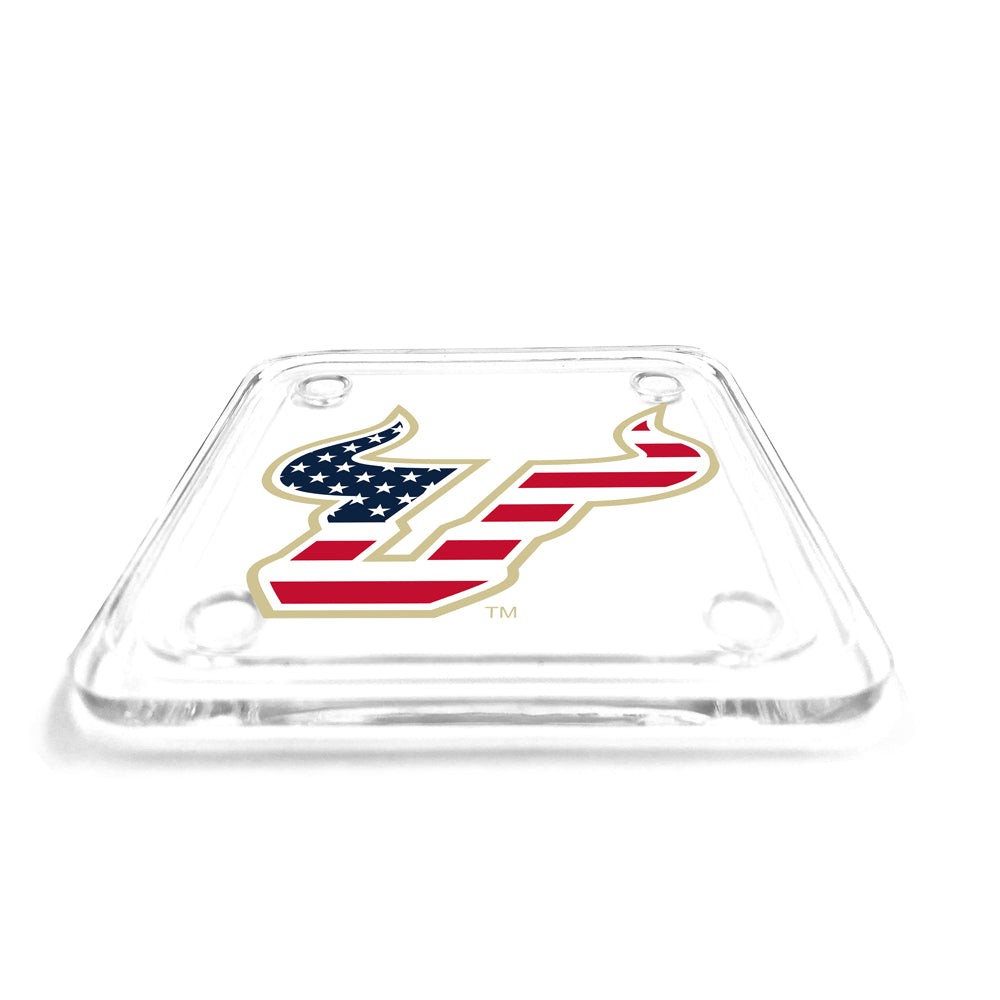 USF Bulls - Primary Stars and Stripes Drink Coaster