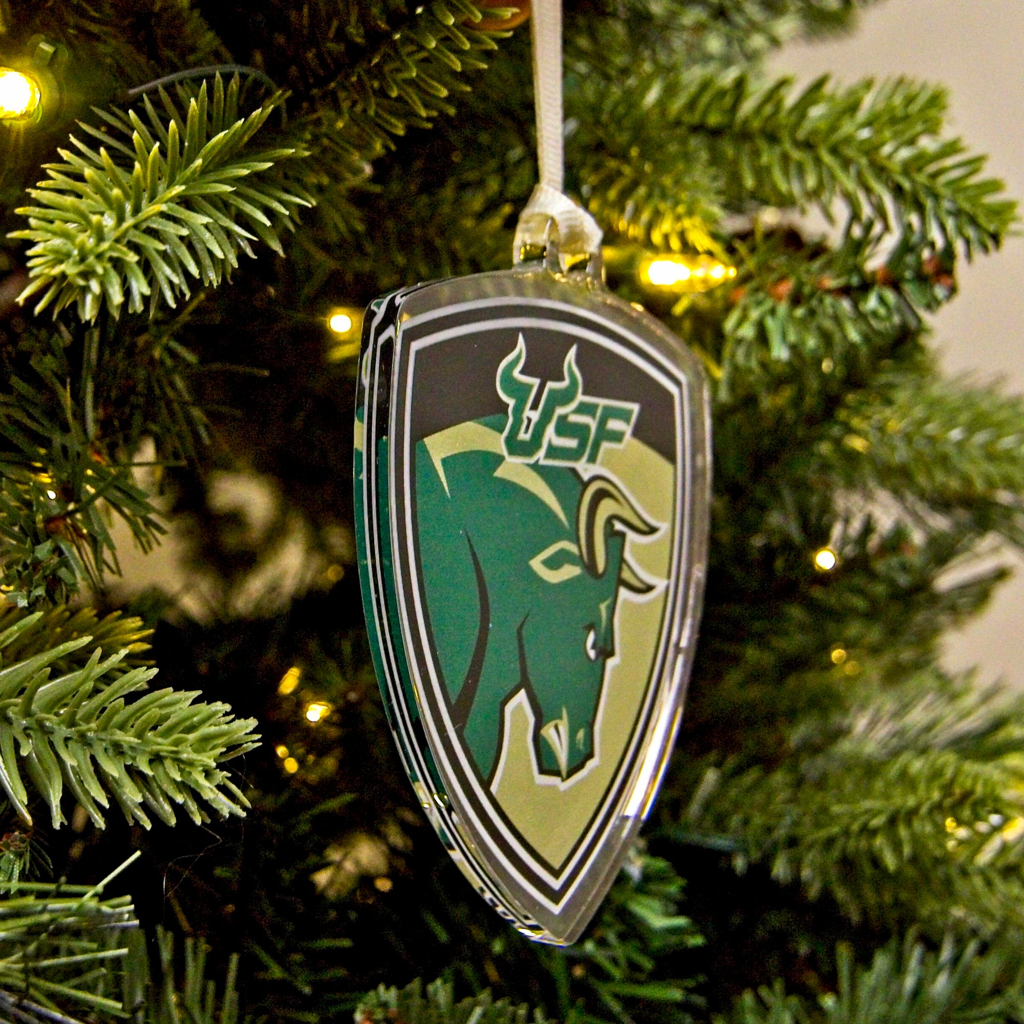 USF Bulls - USF Shield Ornament & Bag Tag