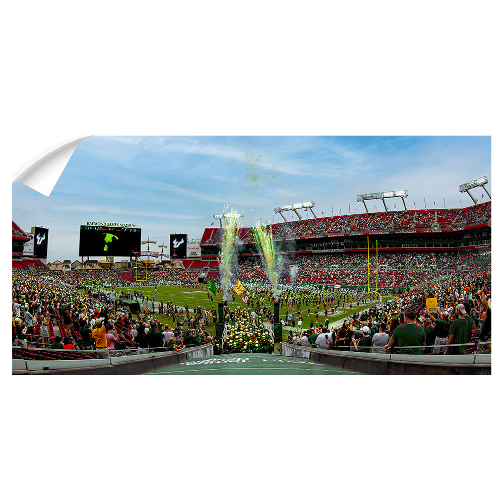 USF Bulls - Enter USF Bulls Panoramic - College Wall Art #Wall Decal